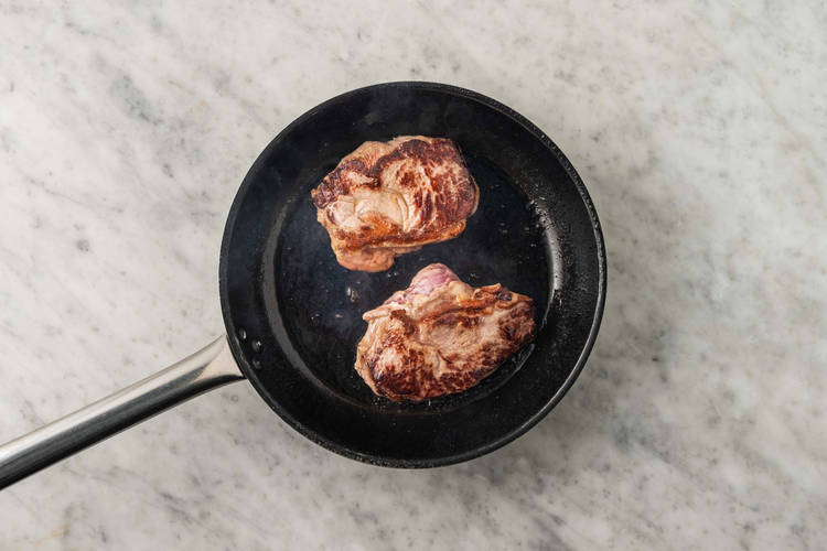 Fry the Lamb Steaks