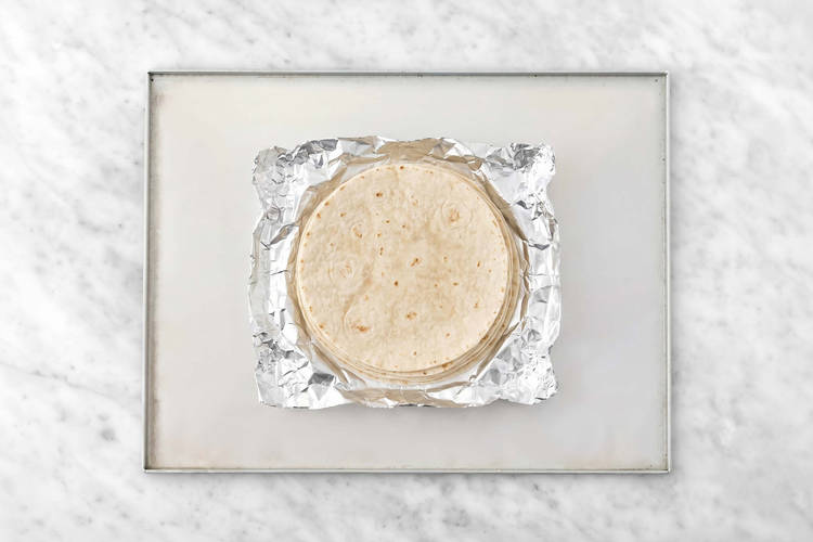 Värm tortillas
