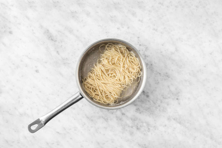Cook the noodles
