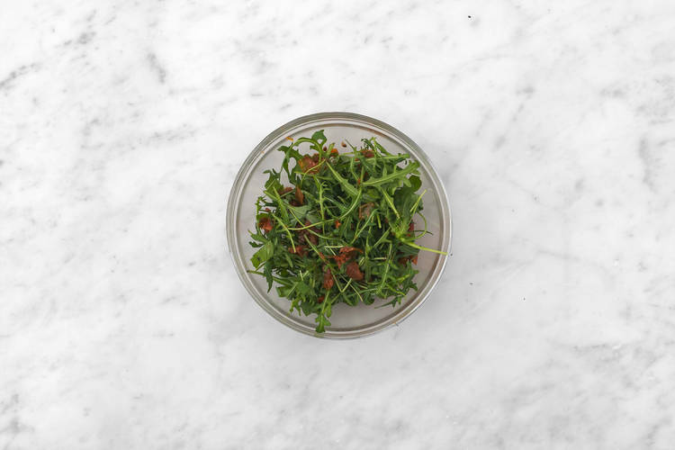 Préparer la salade