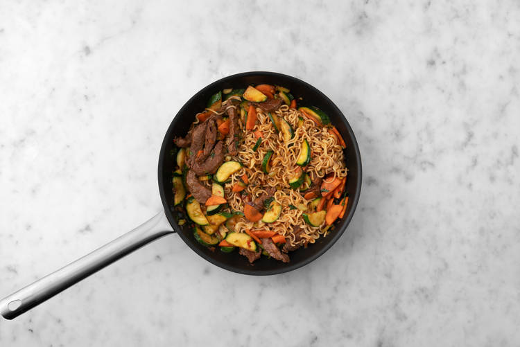 Stir-fry afmaken