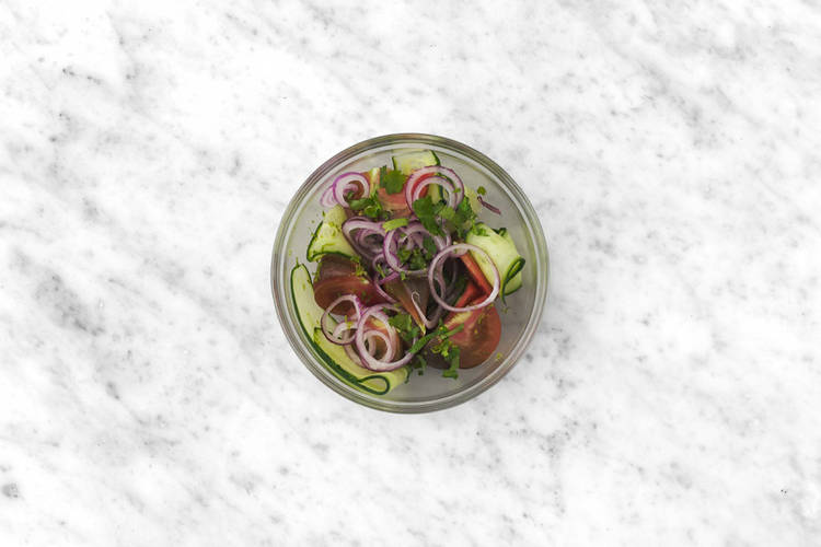 Préparer la salade