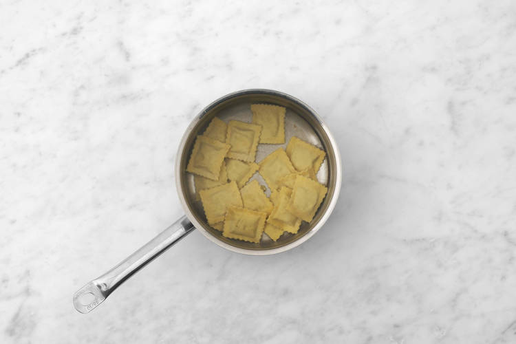 Cuire les ravioli