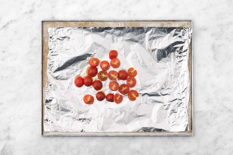 Préparer et griller les tomates