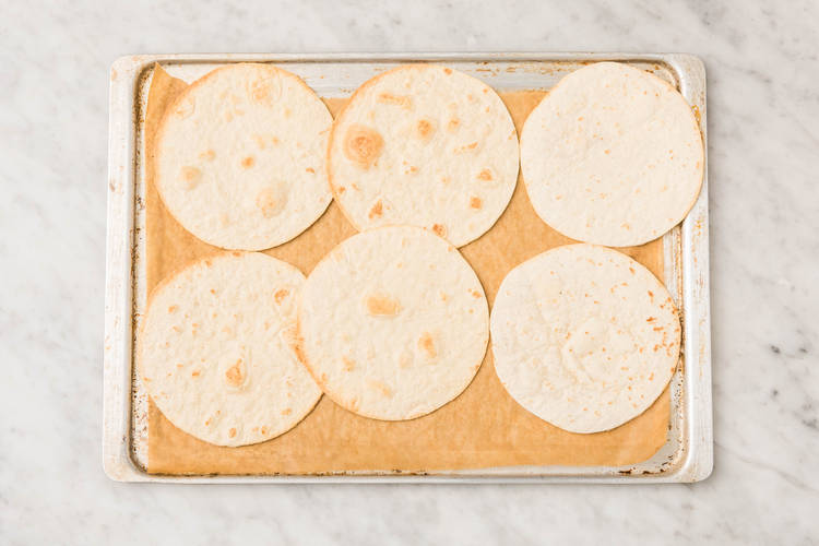 Chauffer les tortillas