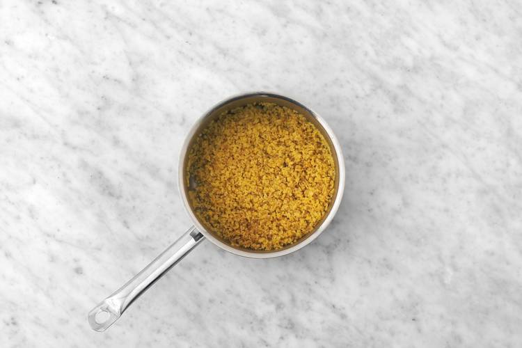 Cook bulgur