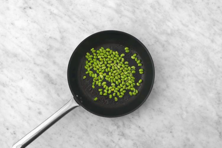 Cook edamame