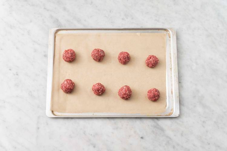 Préparer les boulettes