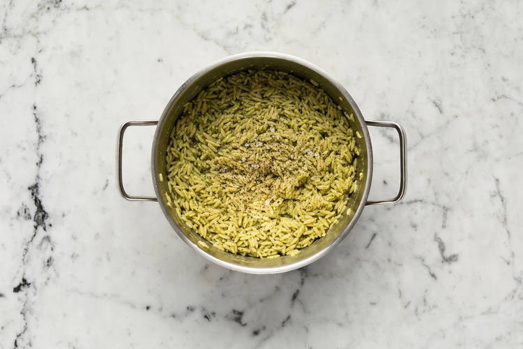 Terminer l’orzo