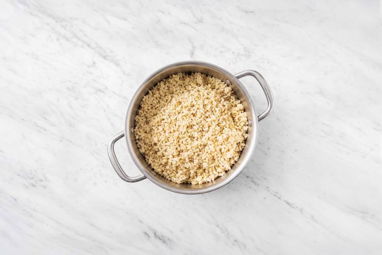 Cook bulgur