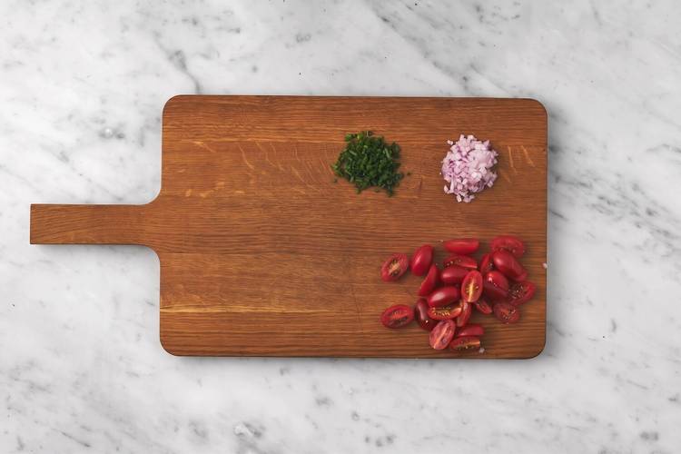Prep and cook veggies