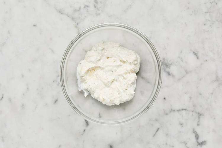 Make yogurt-feta spread