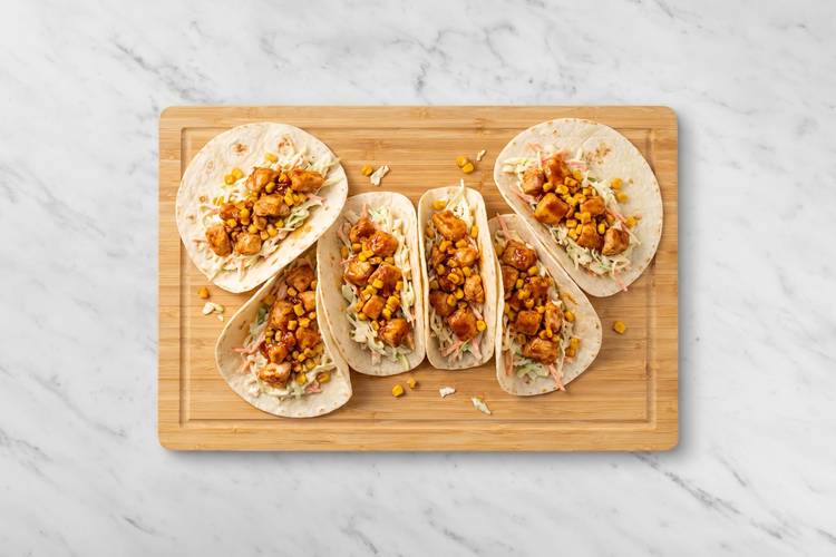 Finish chicken and assemble tacos