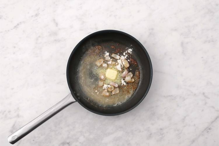 Start mustard-fig sauce