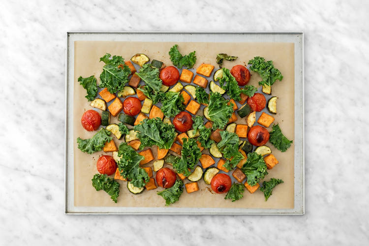 Roast the kale