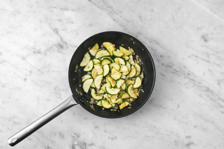 Courgette bakken