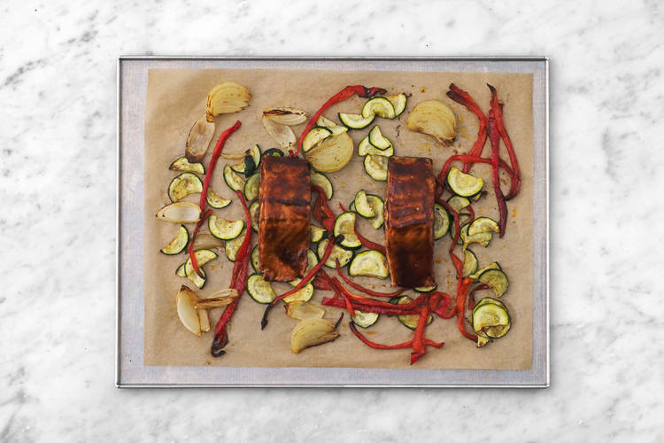 Groenten roosteren