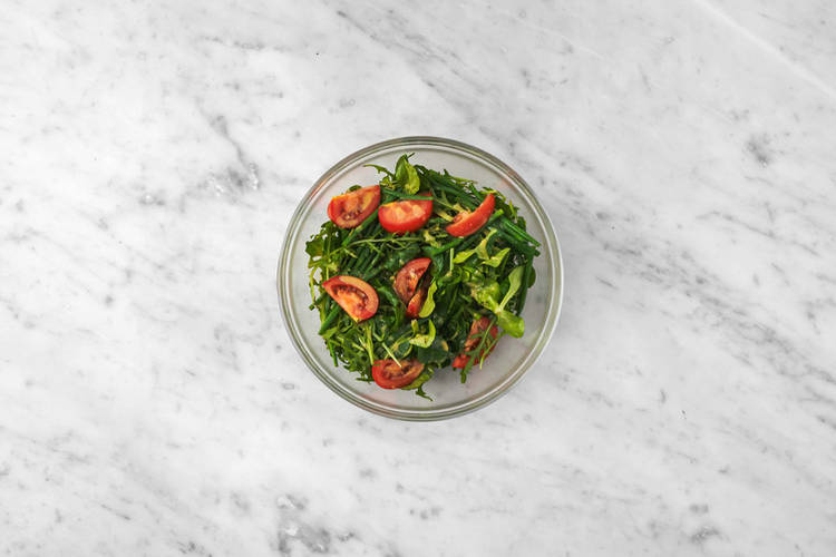 Préparer la salade