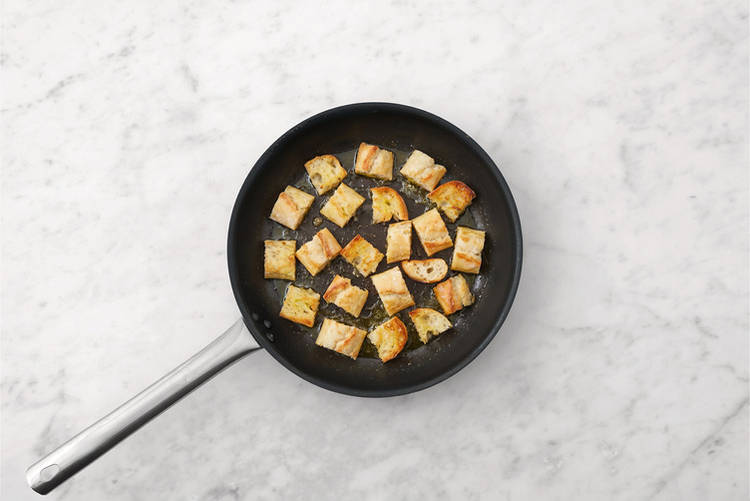 Make the croutons