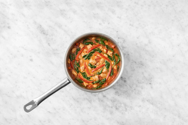 Stir in the Spinach