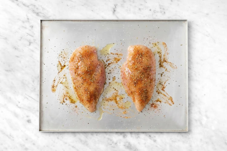 Season the Chicken
