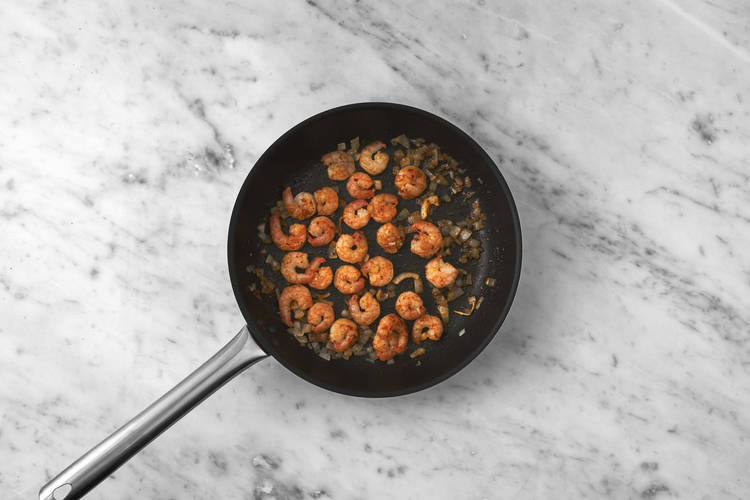 Les crevettes virent au rose
