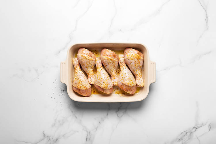 Bake the drumsticks