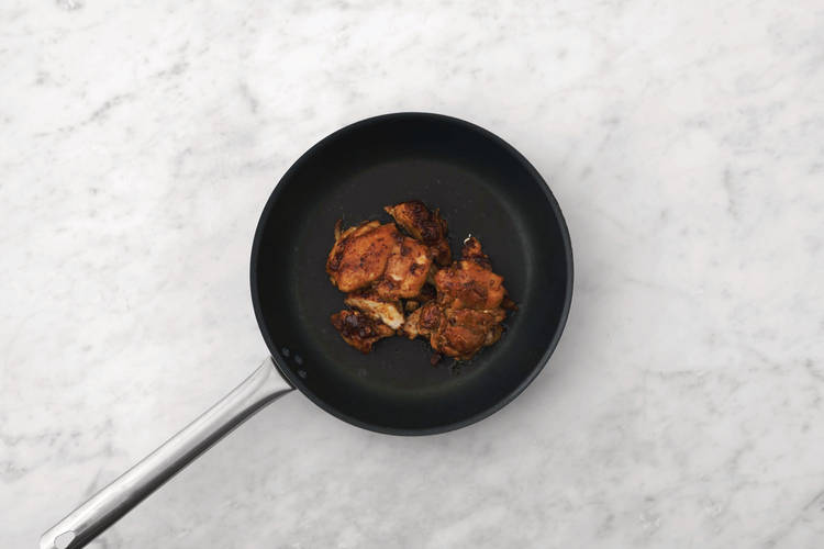 Glaze the chicken