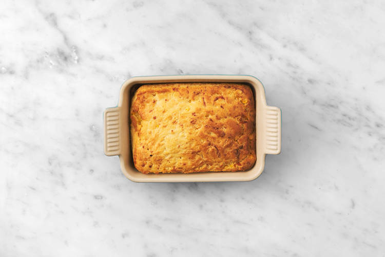 Bake the cornbread