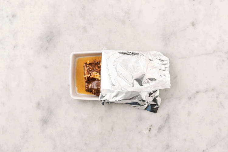 Bake the beef brisket