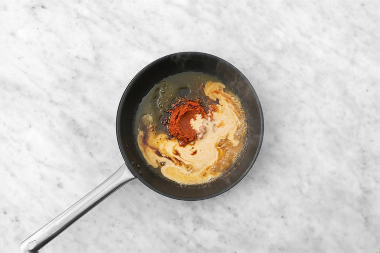Make the curry sauce