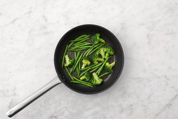 Cook the greens