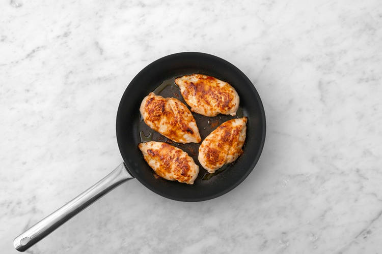 Cook the salmon