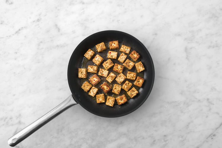 Cook the tofu