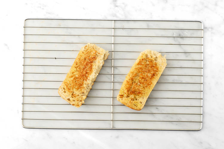 Toast the ciabatta