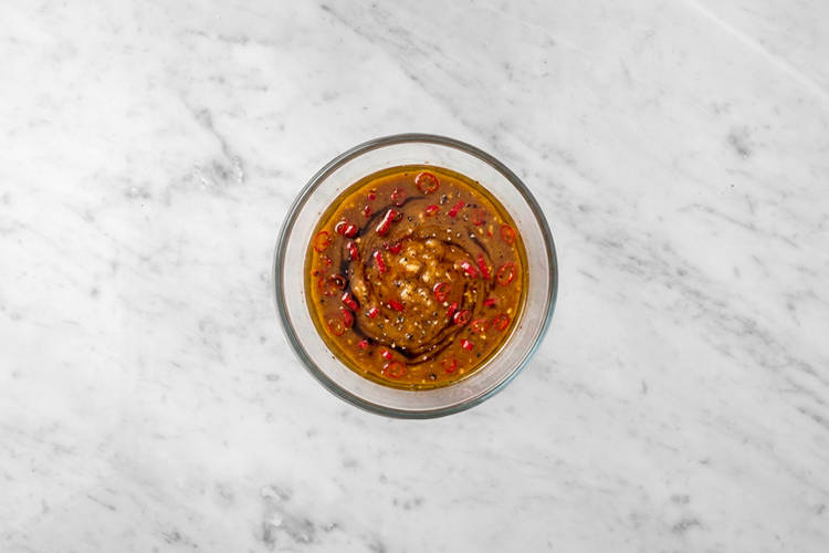 Make the ginger chilli oil