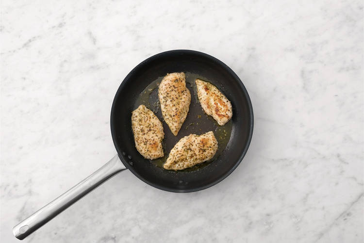 Cook the chicken