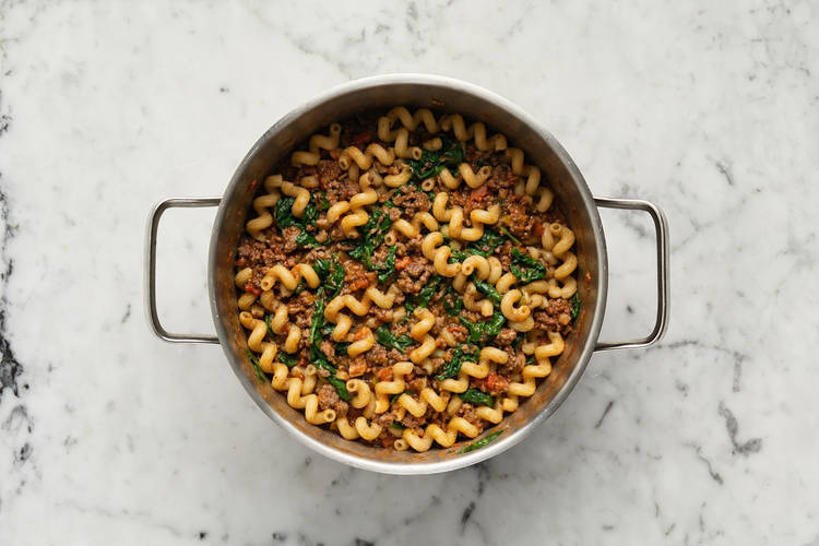 Cook spinach