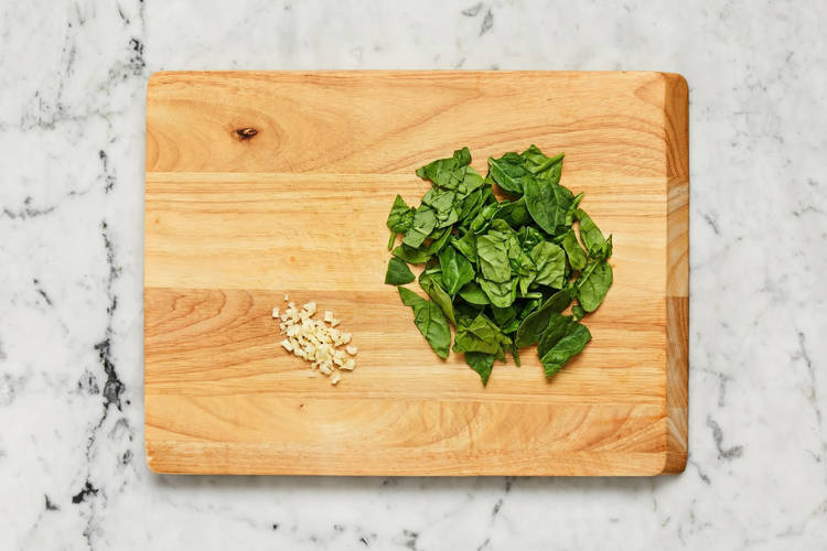 Cook pasta and prep