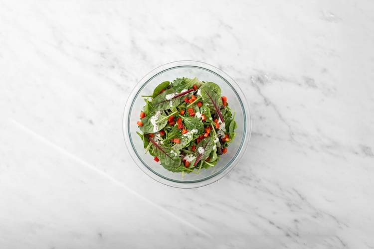 Assembler la salade
