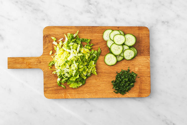 Préparer la salade