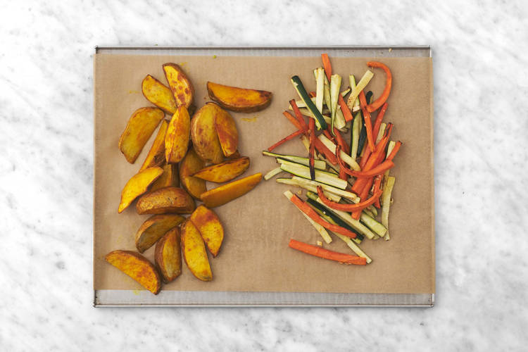 Rôtir les légumes