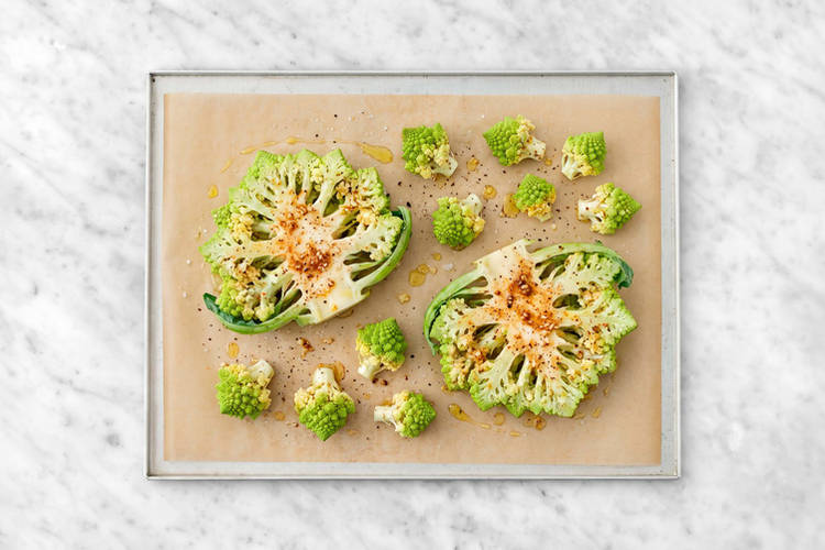 Roast the Romanesco Broccoli