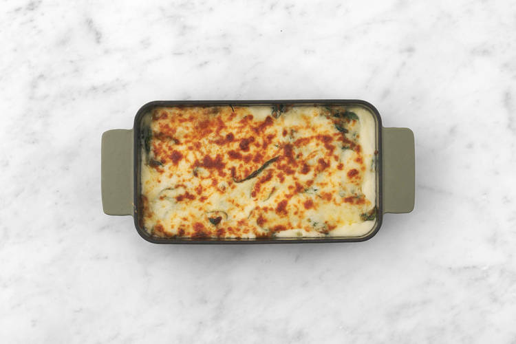 Gratiner lasagne