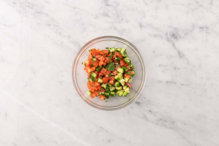 Préparer la salade