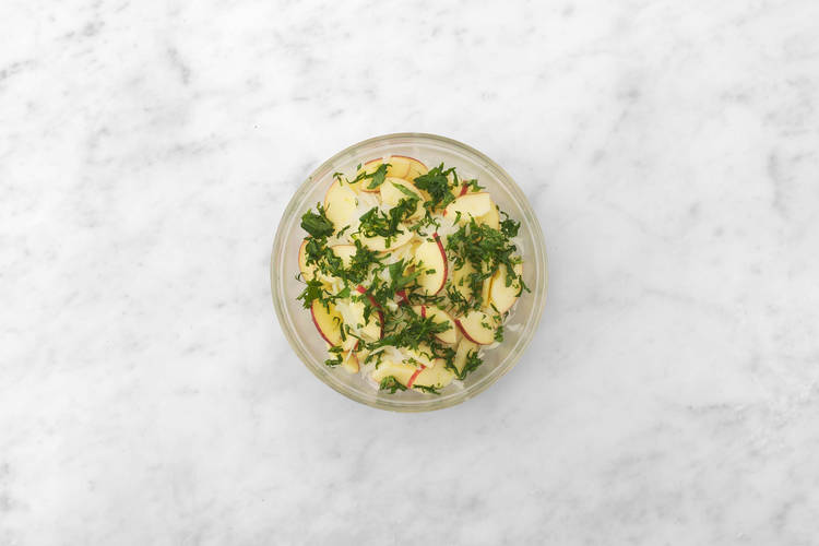 Salat zubereiten