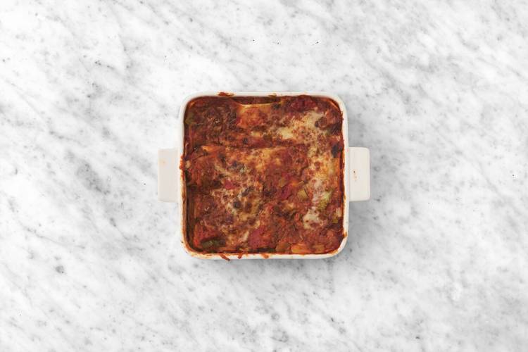 Lasagne backen