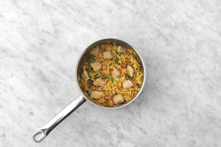Biryani mischen