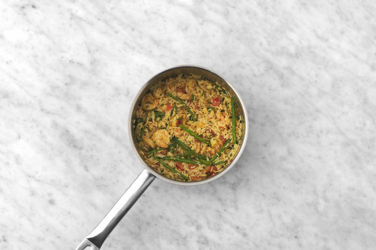 Biryani mischen