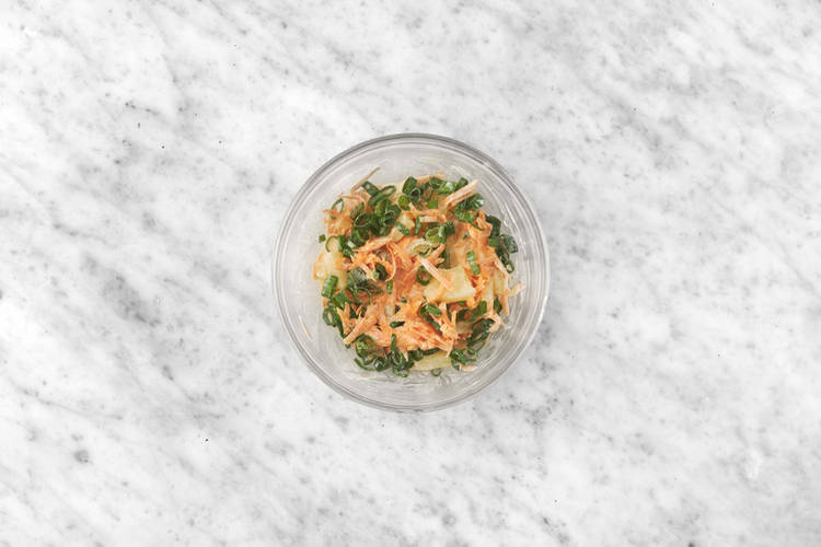 Für den Karottensalat